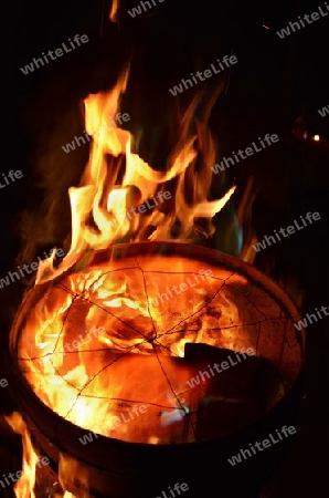 Hand im Feuer