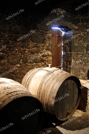 a wine farm in the centre of the Island of Lanzarote on the Canary Islands of Spain in the Atlantic Ocean.
