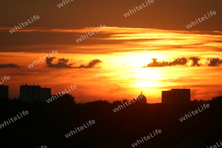 Sonnenuntergang in Potsdam