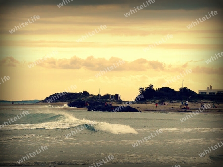 Abends am Strand