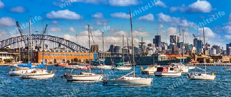 Skyline of Sydney New South Wales Australia