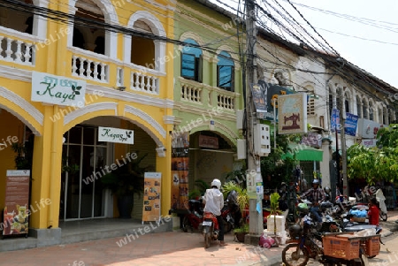 The City centre of Siem Riep neat the Ankro Wat Temples in the west of Cambodia.