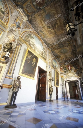 The Grand Masters Palace in the old City of Valletta on Malta in Europe,