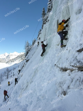 Eisklettern in Kandersteg