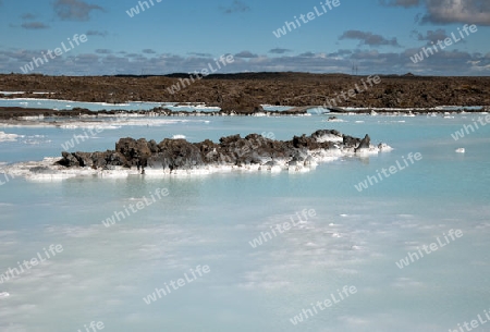 Der S?dwesten Islands, Reykjanes Halbinsel s?dlich von Reykjavik, an der "Blauen Lagune"