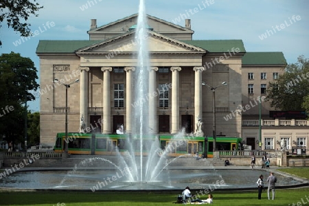 Das Theater Wielki im Zentrum von Poznan im westen von Polen.