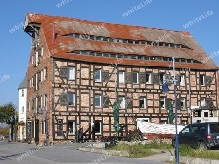 Speicher im Hafen von Wolgast