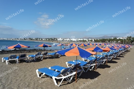 Strand in Puerto del Carmen, Lanzarote