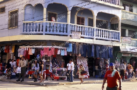 the city of Tela near San Pedro Sula on the caribian sea in Honduras in Central America,