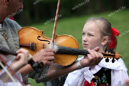 Europa, Osteuropa, Slowakei, Polen, Grenze, Cerveny Klastor, Folklore, Festival, Fest, Tranchtenfest, Tracht, Kultur, Sommer, 