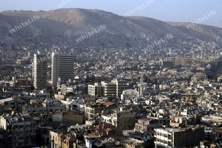 Asien, Naher Osten, Syrien, Damaskus,   Sicht ueber die Grossstadt von Damaskus der Hauptstadt von Syrien. 