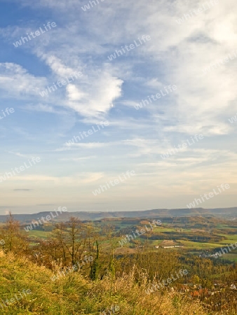 Blick vom Hohenstaufen auf die Ostalb