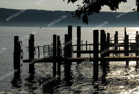 Schiffs-Anlegestelle am Bodensee