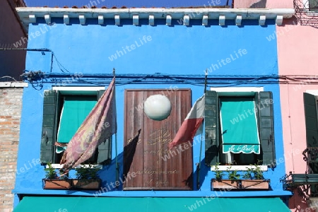 Fenster auf der Insel Burano