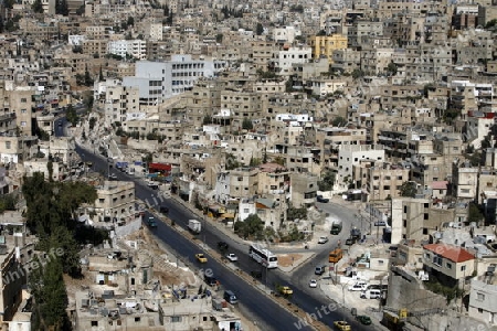 The City Centre of the City Amman in Jordan in the middle east.