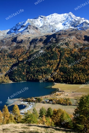 Piz Corvatsch, Silvaplanasee