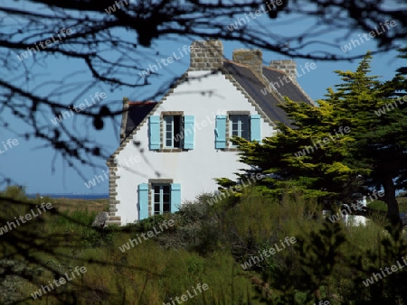 bretonisches Haus am Meer