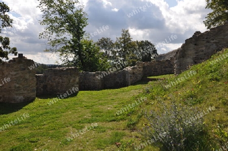 Burgmauer im Frankenwald