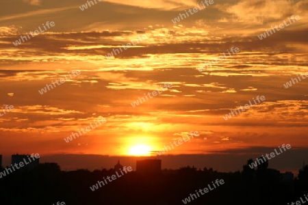 Sonnenuntergang in Potsdam