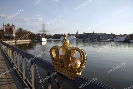 Skeppsholmsbron mit af Chapman, Stockholm, Sweden