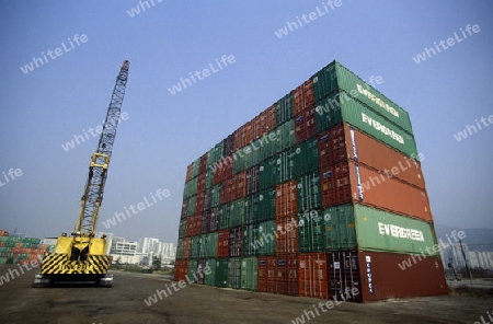 one of the container terminal City Centre of Hong Kong in the south of China in Asia.