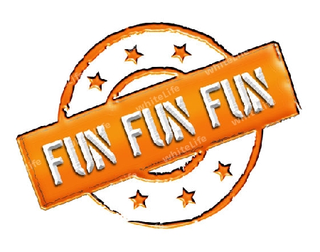 Sign, symbol, stamp or icon for your presentation, for websites and many more named FUN FUN FUN