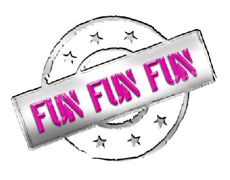 Sign, symbol, stamp or icon for your presentation, for websites and many more named FUN FUN FUN