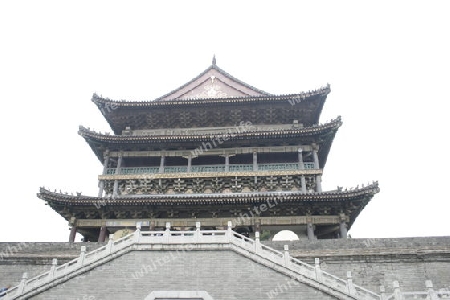 Glockenturm in der Altstadt von Xian, China