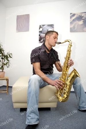 Saxophonspieler