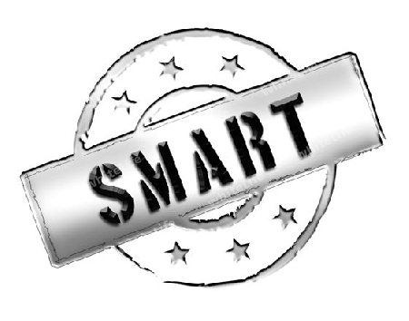 Sign, symbol, stamp or icon for your presentation, for websites and many more named SMART