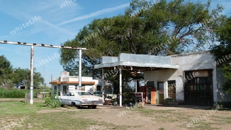 Route 66 alte Tankstelle