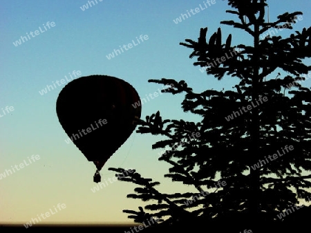 Ballonfahrt ?ber die Tannen    