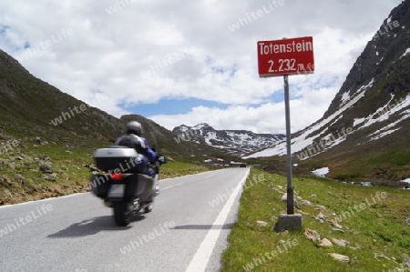 Totenstein, Auffahrt zum Timmelsjoch