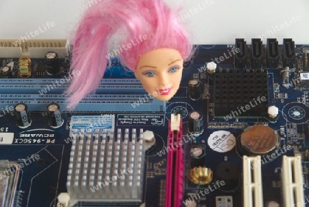 Smile over Motherboard