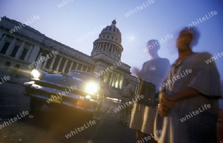 the capitolio National in the city of Havana on Cuba in the caribbean sea.