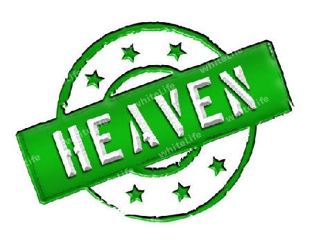 Sign, symbol, stamp or icon for your presentation, for websites and many more named HEAVEN