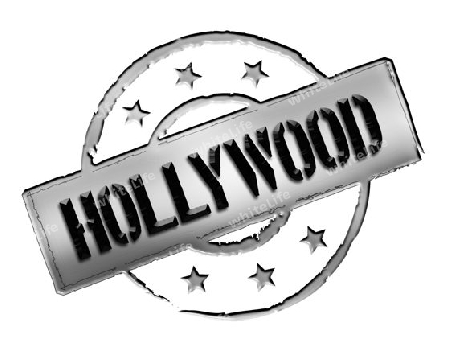 Sign, symbol, stamp or icon for your presentation, for websites and many more named HOLLYWOOD