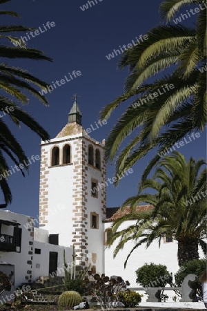 the Village Betancuria on the Island Fuerteventura on the Canary island of Spain in the Atlantic Ocean.