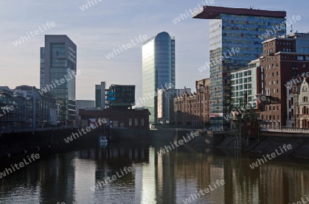 Medienhafen D?sseldorf - Speditionsstrasse und Handelshafen