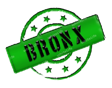 Sign, symbol, stamp or icon for your presentation, for websites and many more named BRONX 