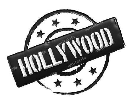 Sign, symbol, stamp or icon for your presentation, for websites and many more named HOLLYWOOD