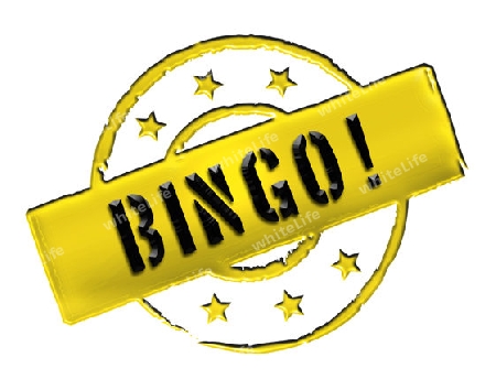 Sign, symbol, stamp or icon for your presentation, for websites and many more named BINGO!