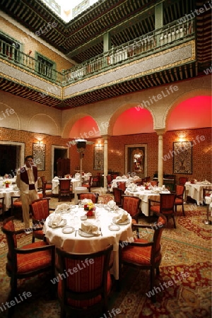 AFRIKA, NORDAFRIKA, TUNESIEN, TUNIS, ALTSTADT, MEDINA, PALACE, RESTAURANT,