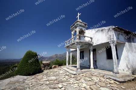 Ein Kirche aus der Portugiesischen Koloniezeit suedlich vom Dorf Same in Ost Timor auf der in zwei getrennten Insel Timor in Asien.