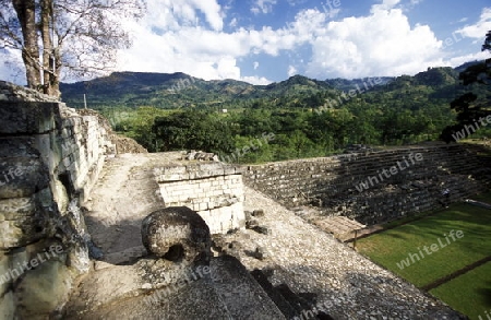 The Ruins of Copan in Honduras in Central America,