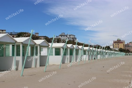 Strandkabinen in Lido di Venezia