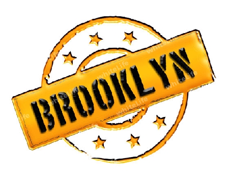 Sign, symbol, stamp or icon for your presentation, for websites and many more named BROOKLYN 