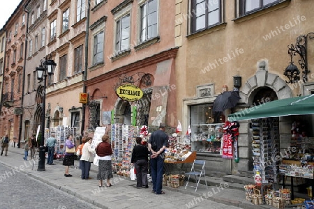 The Old Town in the City of Warsaw in Poland, East Europe.