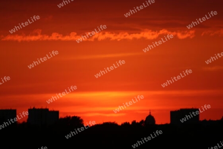 Sonnenuntergang in Potsdam