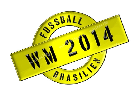 Illustration of the World Cup 2014 in Brazil as Banner for your presentation, website, inviting...